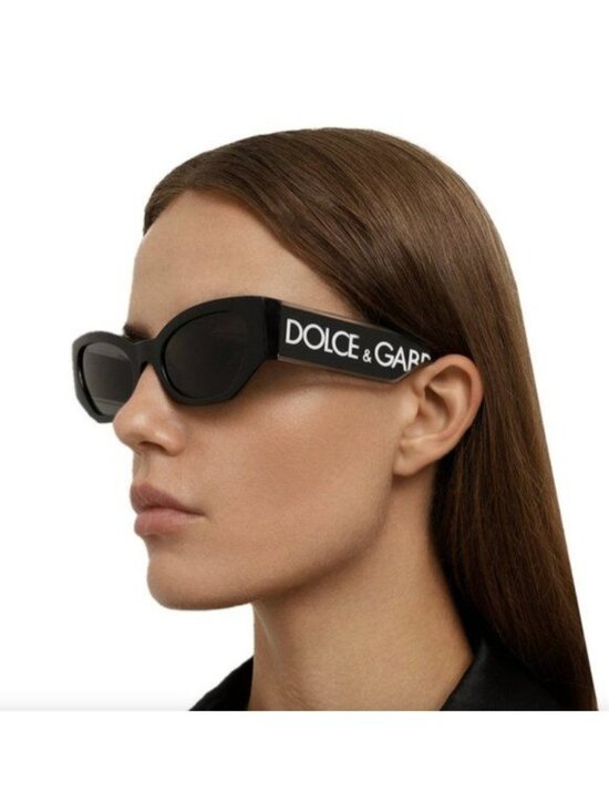 New Dolce&Gabbana DG6186 501/87 Black Women Sunglasses main image 4